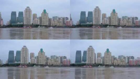 温州大桥瓯越大桥城市空镜高清在线视频素材下载