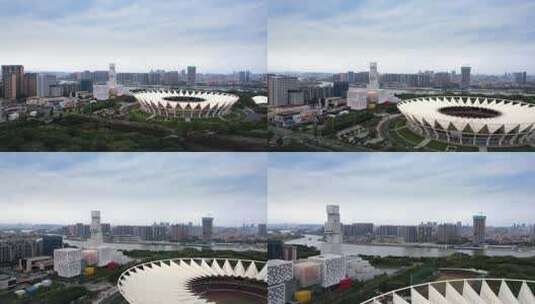 广东省佛山市世纪莲体育中心高清在线视频素材下载