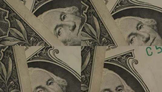 美国货币（货币）的旋转镜头-MONEY 491高清在线视频素材下载
