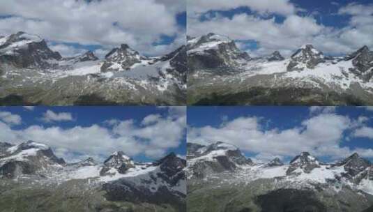 拍摄雪山风景高清在线视频素材下载