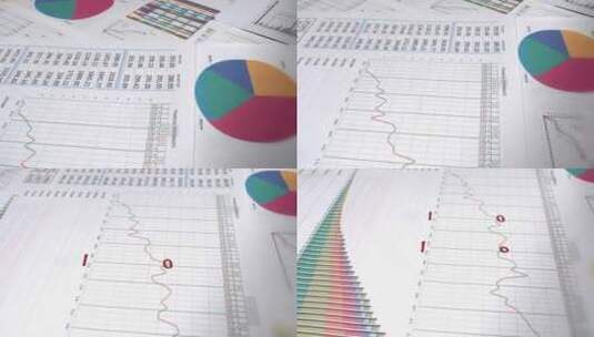 数据指数金融数字股市数字高清在线视频素材下载