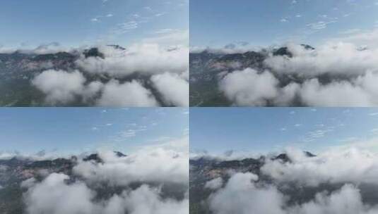 雨后泰山，云雾飘渺高清在线视频素材下载