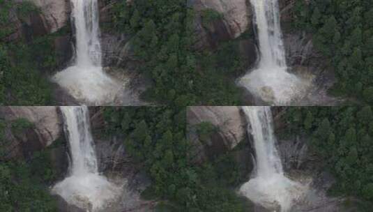 雨后泰山，飞瀑流泉高清在线视频素材下载