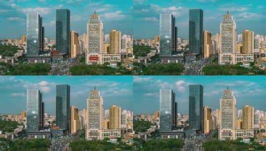 乌鲁木齐市 城市 新疆延时 地标高清在线视频素材下载