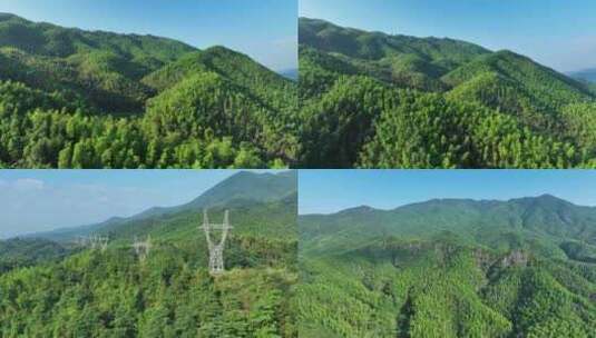 梅岭山脉森林高清在线视频素材下载