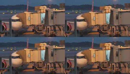 机场飞机场候机机务人员航空公司高清在线视频素材下载