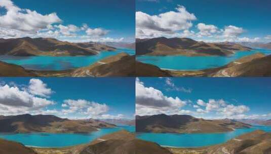 西藏 圣湖 羊卓雍错高清在线视频素材下载