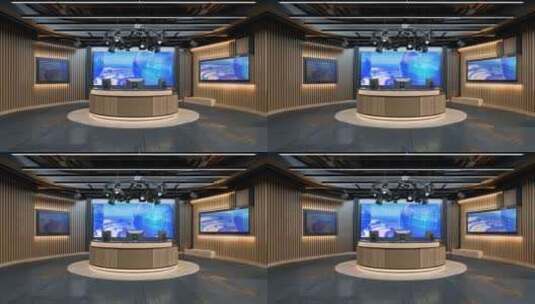 3D虚拟电视演播室新闻Ab1 3高清在线视频素材下载