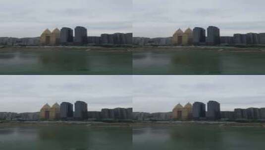 重庆双塔航拍高清在线视频素材下载