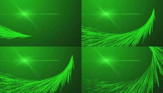 绿色粒子背景 绿色生长粒子 光线背景高清在线视频素材下载
