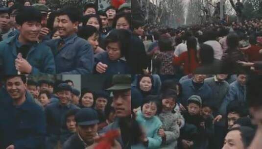 70年代80年代 工会活动 工人运动会高清在线视频素材下载