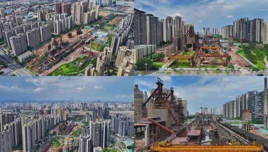 广钢新城航拍高清在线视频素材下载