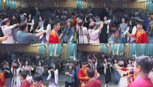 莎车县 十二木卡姆演艺中心 十二木卡姆表演高清在线视频素材下载