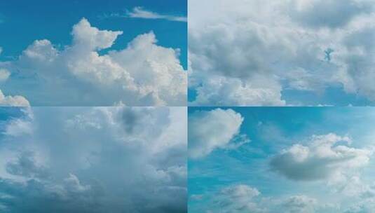 云 白云 云朵延时天空云朵高清在线视频素材下载