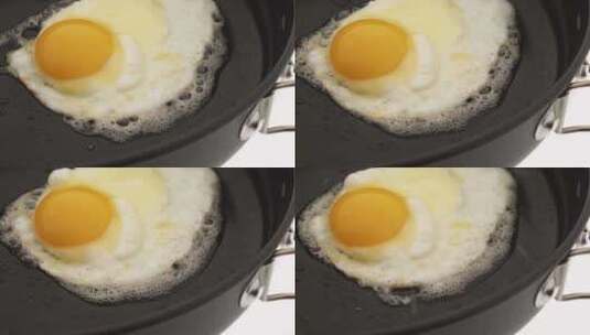煎太阳蛋 煎鸡蛋高清在线视频素材下载