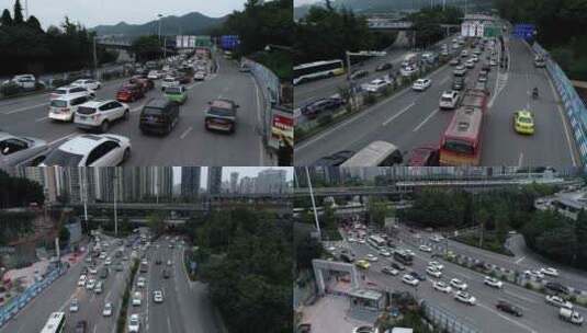 重庆交通，南岸内环高清在线视频素材下载