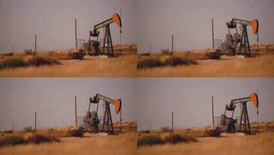 石油钻井 石油钻机高清在线视频素材下载