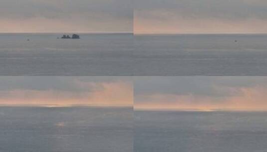 海南陵水清晨海岸航拍高清在线视频素材下载