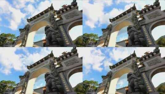 惠州九龙峰祖庙延时高清在线视频素材下载