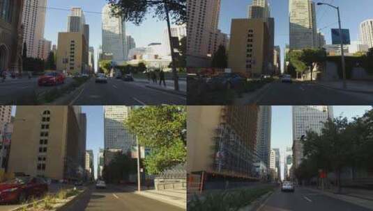 加州市中心街道高清在线视频素材下载
