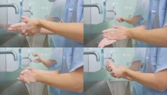 女人在洗手高清在线视频素材下载
