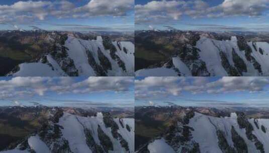 西藏雪山山脉高清在线视频素材下载