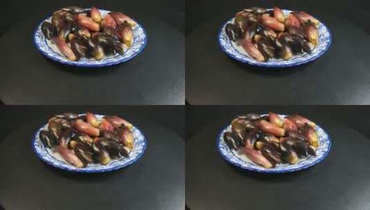 新鲜洋荷食材高清在线视频素材下载