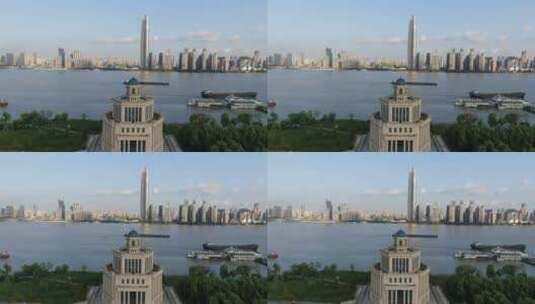 航拍城市建筑高楼大厦高清在线视频素材下载