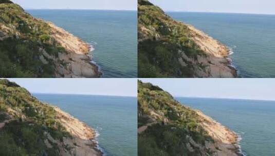 海边悬崖自然美景高清在线视频素材下载