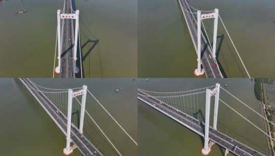 【正版4K素材】广州南沙大桥航拍视频4高清在线视频素材下载