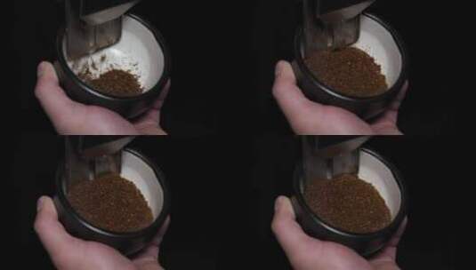 研磨咖啡中高清在线视频素材下载