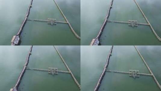犭央犭茶湖长桥历史古迹著名景区高清在线视频素材下载