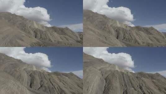 雪山 高原 西藏 航拍 土地高清在线视频素材下载