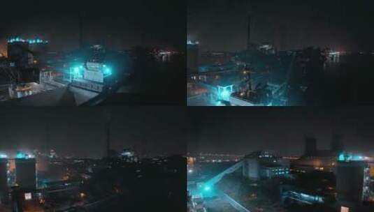 上海浦西闵行区火力发电站高清在线视频素材下载