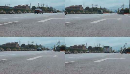 公路视频柏油路面特写镜头高清在线视频素材下载