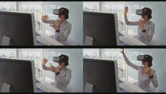 操作体验VR虚拟现实高清在线视频素材下载