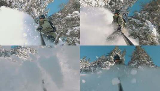 滑雪高手高清在线视频素材下载