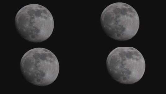 旋转月球高清在线视频素材下载