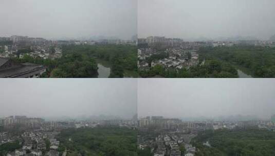 广西桂林城市风光交通旅游景区航拍高清在线视频素材下载