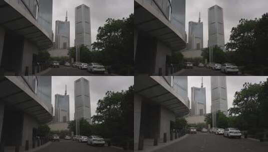 上海中心大厦建筑风光高清在线视频素材下载