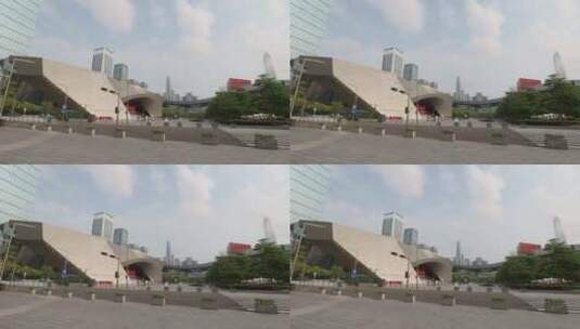 深圳市当代艺术与城市规划馆高清在线视频素材下载