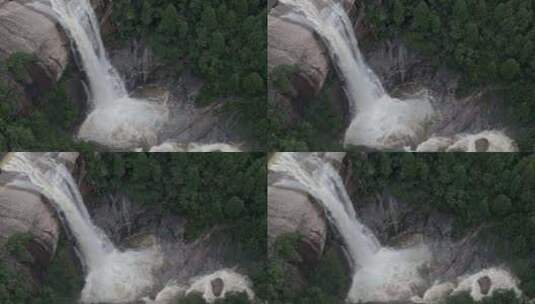 雨后泰山，飞瀑流泉高清在线视频素材下载