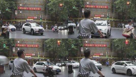 上海马路街景风光高清在线视频素材下载
