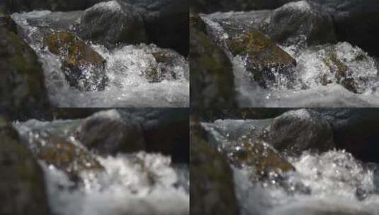 小溪溪水高清在线视频素材下载