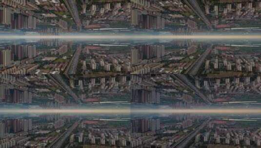 天津城市镜像07高清在线视频素材下载