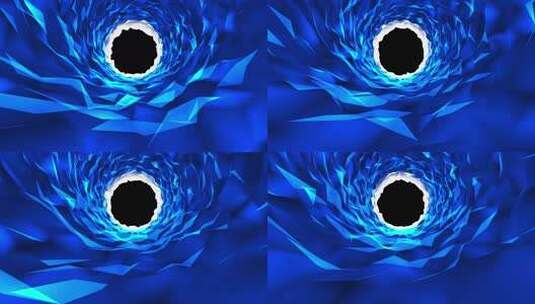 隧道，数字隧道动画。高清在线视频素材下载