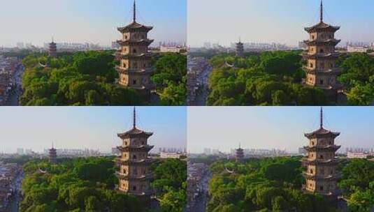 泉州开元寺 开元寺 东西塔高清在线视频素材下载