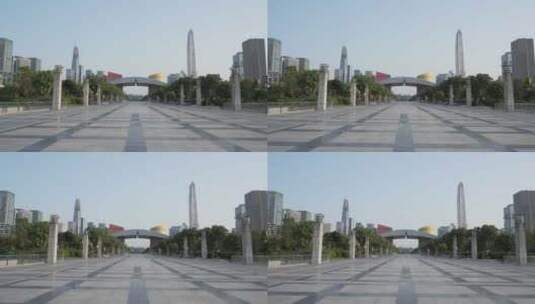 深圳市市民中心广场视频高清在线视频素材下载