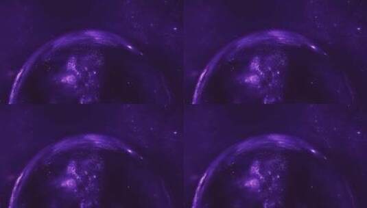 太空抽象的紫色银河系高清在线视频素材下载