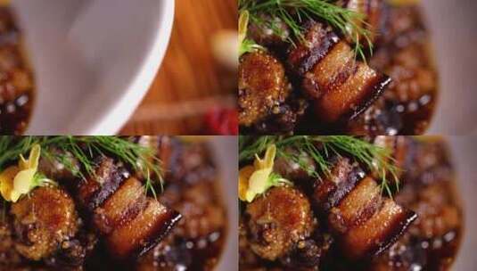 红烧肉 炖肉 猪肉 五花肉 美食 (4)高清在线视频素材下载